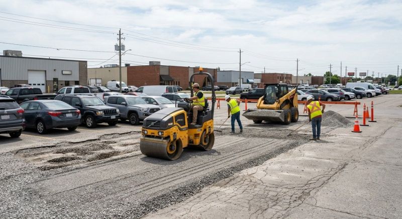 Parking Lot Leveling in Provo, UT