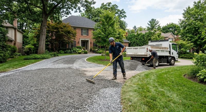 Gravel Pouring in Calvert County, MD