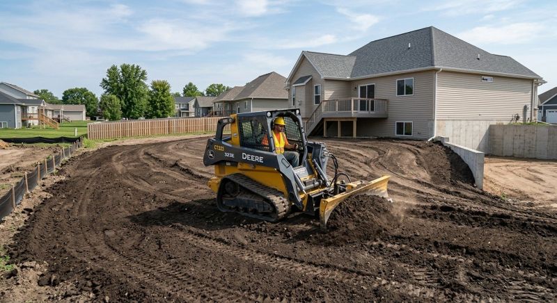 Lot Grading in Houston, TX