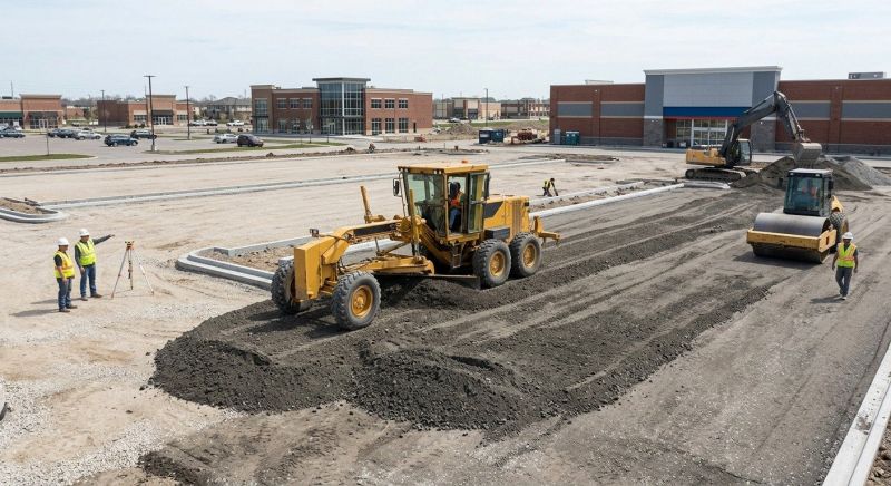 Parking Lot Gravel Repair in Lawrenceville, GA